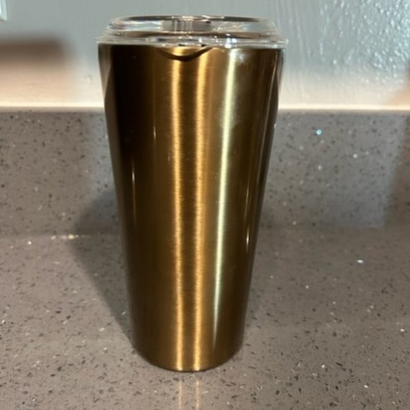 Starbucks Stainless Steel Embossed Mermaid Logo 18oz Tumbler Travel Mug Lid 2021 - Picture 2 of 4